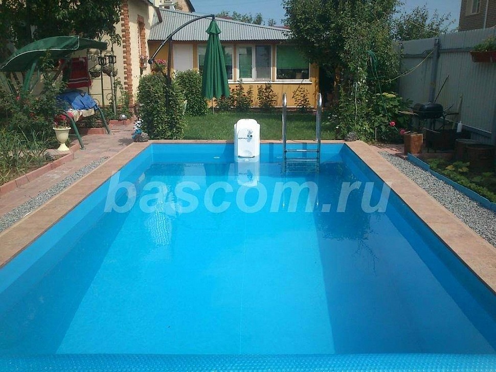 Бассейн из полипропилена (5,8х2,8х1-1,5м) от 107000р.