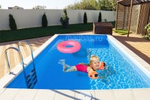 Бассейн 4,1х2,1х1,5м прямоугольный из полипропилена (чаша) Бассейн 4,1х2,1х1,5м прямоугольный из полипропилена (чаша)